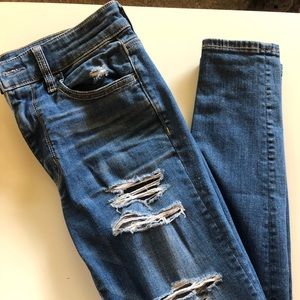 American Eagle Rip Skinny Jeans